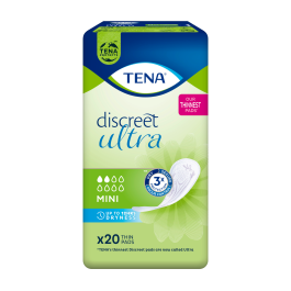 TENA įklotai Discreet Pad Mini N20