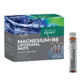 ACORUS BALANCE maisto papildas MAGNIO BISGLICINATAS + B6, liposominis, 14 vnt. x 25 ml