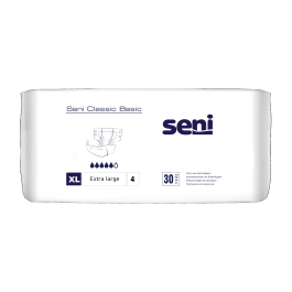 SENI sauskelnės suaugusiems CLASSIC BASIC, XL dydis N30