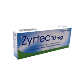 ZYRTEC 10 mg plėvele dengtos tabletės N10