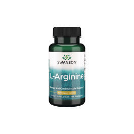 SWANSON L-argininas 500 mg kapsulės, N100