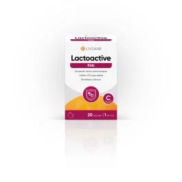 LIVSANE Lactoactive kids kramtomosios tabletės, N20