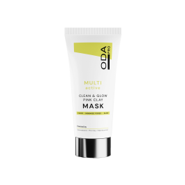 ODA PRO valanti ir skaistinanti rožinio molio kaukė 50 ml