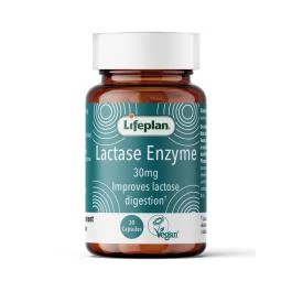 LIFEPLAN LACTASE ENZYME, laktazės fermentas, 30 kapsulių