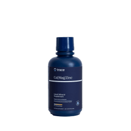 TRACE MINERALS joninių mineralų kompleksas: kalcis magnis cinkas ir vitaminas D skystoje formoje 473 ML N1