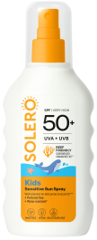 SOLERO vaikams skirtas jautrios odos purškalas nuo saulės SPF 50+ nuo 6 mėn, 200 ml