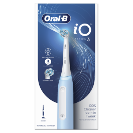 ORAL B Elektrinis dantų šepetėlis iO3, Ice Blue, N1