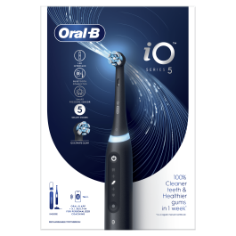 ORAL B POC IO5 Elektrinis dantų šepetėlis, Matt Black, N1