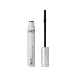 IDUN Minerals ilginantis ir blakstienas atskiriantis tušas, juodos spalvos SILFR Nr. 5011, 10 ml