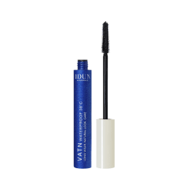 IDUN Minerals vandeniui atsparus blakstienų tušas, juodos spalvos VATN Nr. 5003, 10 ml