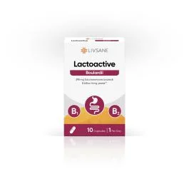 LIVSANE Lactoactive Boulardii kapsulės N10