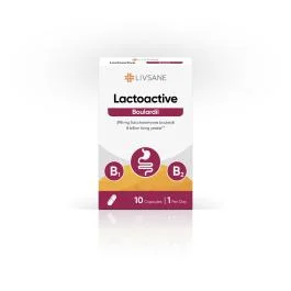 LIVSANE Lactoactive Boulardii kapsulės N10