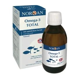 NORSAN OMEGA-3 Total natūralaus skonio aliejus, 200 ml