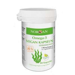 NORSAN OMEGA-3 VEGAN kapsulės, N80