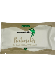 MĖMELIO FERMENTUOTAS batonėlis su gyvomis bakterijomis, 60 g, N1