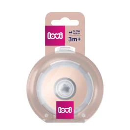 LOVI dinaminis žindukas Mammafeel lėtas, 3m+, 1 vnt., 18/732
