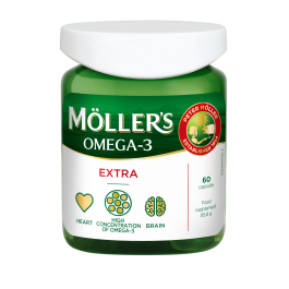 MOLLER OMEGA-3 Extra kapsulės, N60