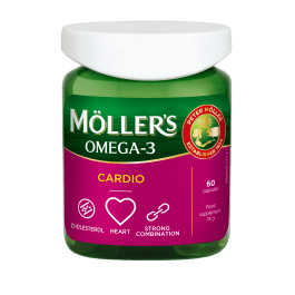MOLLERS CARDIO Omega-3 kapsulės, N60