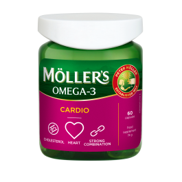 MOLLERS CARDIO Omega-3 kapsulės, N60