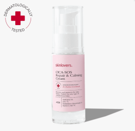 SKINLOVERS  4’SOS Cica / SOS Atkuriamasis  Raminantis Veido Kremas, 30ml
