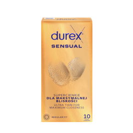 Durex Sensual prezervatyvai, 10 vnt.