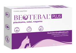 BEOTEBAL PLUS plaukams, odai, nagams tabletės N40