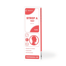 Streptokoko A greitasis testas, 1 vnt. Testera