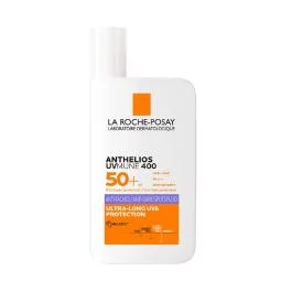 LA ROCHE-POSAY ANTHELIOS UVMUNE 400 fluidas nuo odos spalvos pakitimų SPF 50+, 50 ml