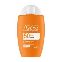 AVENE SUN ULTRA INVISIBLE apsauginė veido emulsija nuo saulės , SPF 50+ 50ML