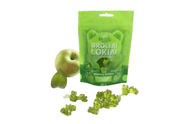 BROLIŲ MEDUS OBUOLIŲ SKONIO GUMINUKAI 100 g