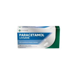 LIVSANE Paracetamol 500 mg plėvele dengtos tabletės