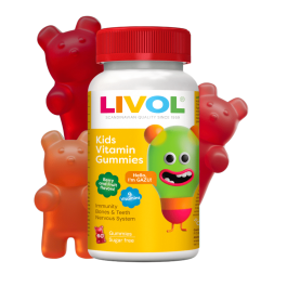 LIVOL vitaminų guminukai vaikams, N60