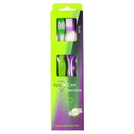 APACARE Sensitive 3D Micro Clean dantų šepetėliai, N2