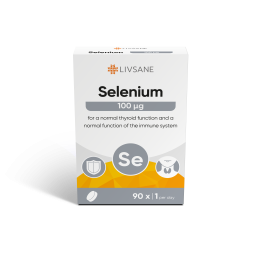 LIVSANE selenas 100mcg TBL N90