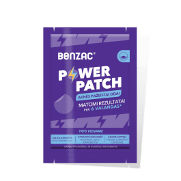BENZACARE Power Patch Fast Fix pleistrai kylantiems spuogams, N36