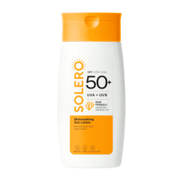 SOLERO Moisturising Sun Lotion SPF50 drėkinamasis losjonas nuo saulės, 200 ml