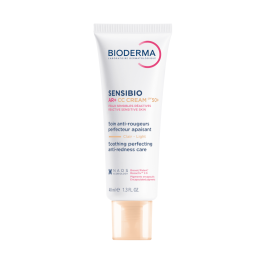 BIODERMA Sensibio AR+ CC cream SPF50+ kremas su spalva raustančiai, jautriai odai, 40 ml