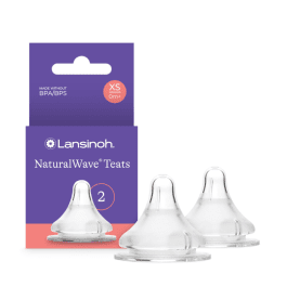 Lansinoh itin lėto pratekėjimo žindukas Extra Slow Flow Natural Wave, N2