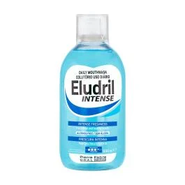 ELUDRIL kasdienis burnos skalavimo skystis INTENSE visapusiška apsauga, nuo 12 m., 500 ml