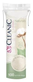 CLEANIC NATURALS vatos diskeliai, 100 vnt.