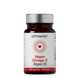 OPTAMINS Vegan Omega-3 Algae Oil kapsulės, N60