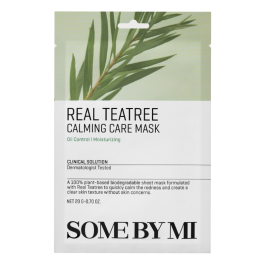 SOME BY MI Real Teatree Calming Care Mask raminanti lakštinė veido kaukė su arbatmedžiu, 20 g