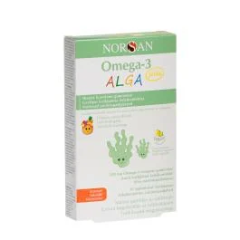 NORSAN Omega-3 Alga jelly želatininės pastilės, N45