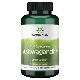 SWANSON Ašvaganda (Ashwagandha) 450 mg., veganiškos kapsulės, N100