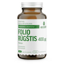 ECOSH bioaktyvi folio rūgštis (foliatas), 400µg, N90