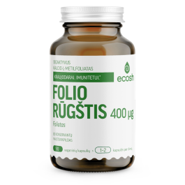ECOSH bioaktyvi folio rūgštis (foliatas), 400µg, N90