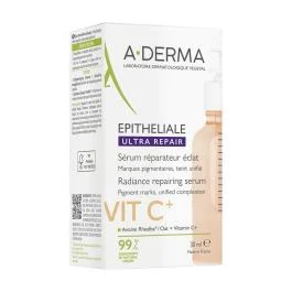 A-DERMA Epitheliale Ultra Repair Vit C+ serumas, 30 ml
