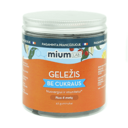 MIUM Lab Maisto papildas GELEŽIS. Be cukraus. Guminukai, N42