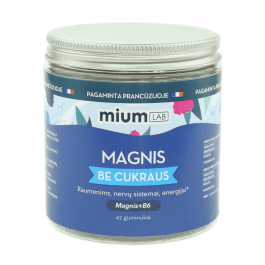 MIUM Lab Maisto papildas MAGNIS. Be cukraus. Guminukai, N42