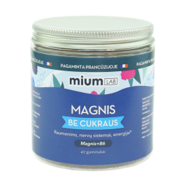 MIUM Lab Maisto papildas MAGNIS. Be cukraus. Guminukai, N42